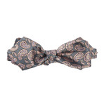 Paisley Bow Tie // Grey