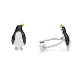 Happy Feet Cuff Links // Silver