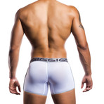 Gigo Sheen Boxer Long // White (XL (38-"40"))