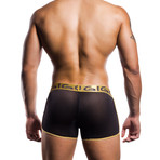 Gigo Sheen Boxer Long // Black (Large (34"-36"))