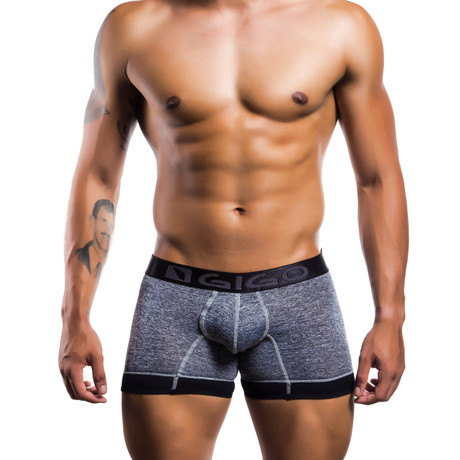 Gigo Rocks Boxer Brief // Gray (Small (26"-28"))