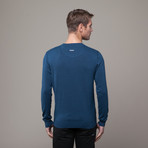 Cotton Fine Sweater // Navy (L)