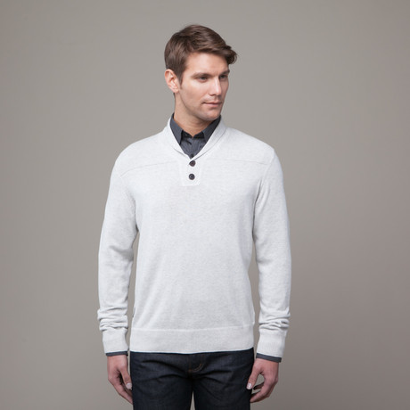 Shawl Collar Sweater // Eggshell (S)