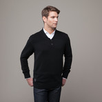 Shawl Collar Sweater // Black (S)