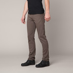 Slim Jeans // Selvedge Chevron Brown (36WX34L)