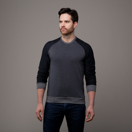 Bryce Raglan Crew Neck // Charcoal (XS)