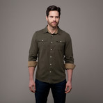 Grant Button-Up Shirt // Olive (XS)