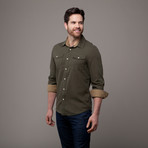 Grant Button-Up Shirt // Olive (XS)