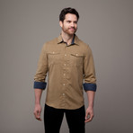 Grant Button-Up Shirt // Sand (M)