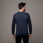 Dalton Raglan Crew Neck // Navy (XL)