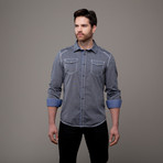 Oliver Button-Up Shirt // Grey (L)