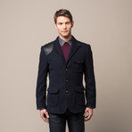 Firth of Forth Wool Jacket // Navy (M)