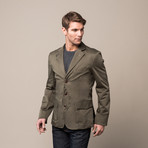 Glen Olive Hunting Blazer // Olive Green (S)