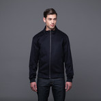 Cashmere Baseball Jacket // Navy (S)