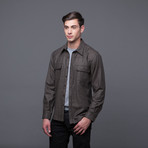 Wool Overshirt // Brown (S)