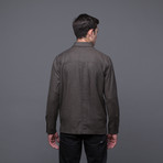Wool Overshirt // Brown (S)