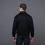 Cashmere Baseball Jacket // Black (S)