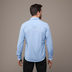 Avery Button-Up Shirt // Blue (L)