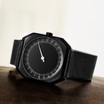 Slow Jo 24 Quartz // Black Case + Black Dial