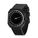 Slow Jo 24 Quartz // Black Case + Black Dial