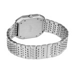 Slow Mo 02 Quartz // Silver Case + Black Dial