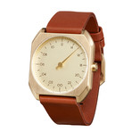 Slow Mo 07 Quartz // Gold Case + Gold Dial