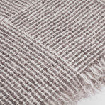 Brushed Wool Woven Throw // Chalet