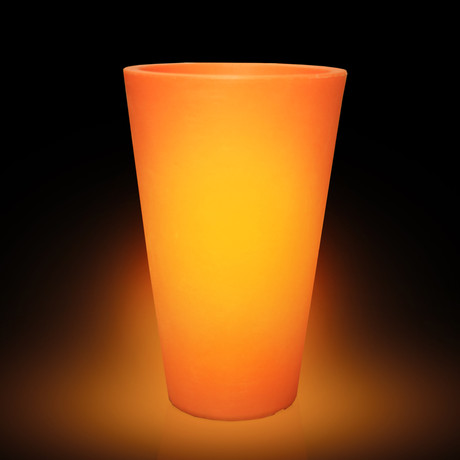 Illuminated Planter // Carina (Orange)
