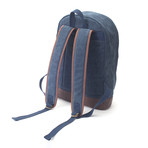 Blake Backpack // Navy + Grey