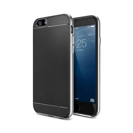 Slim Armor Rugged Case // Silver (iPhone 6)