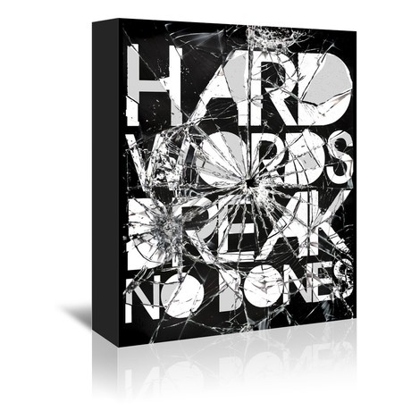 Hard Words (16"W x 20"H x 1.5"D)