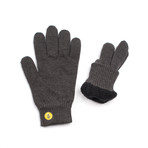 COZY Lined Touch Screen Glove // Charcoal // X-Small (Small)
