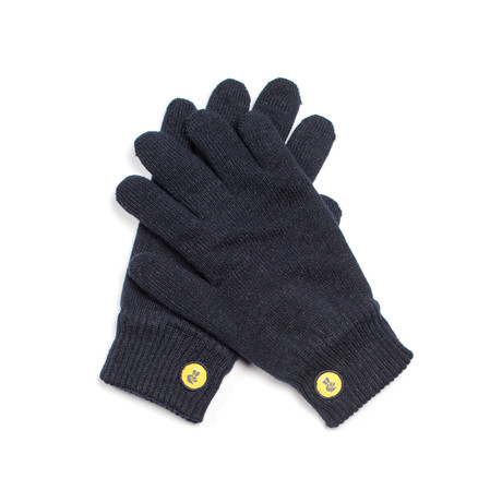 COZY Lined Touch Screen Glove // Navy Blue (Small)