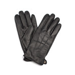 Leather Touch Screen Lined Glove // Women // Black (Small)