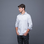 Cafébleu // Dante Button Down // Black Pinstripe (L)