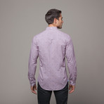 Wells Long Sleeve Button Up // Deep Red (L)