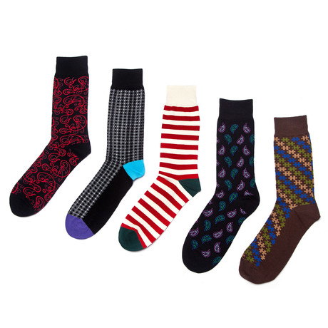 The Tie Bar // Brayden // Five Sock Combo