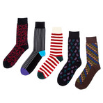 The Tie Bar // Brayden // Five Sock Combo