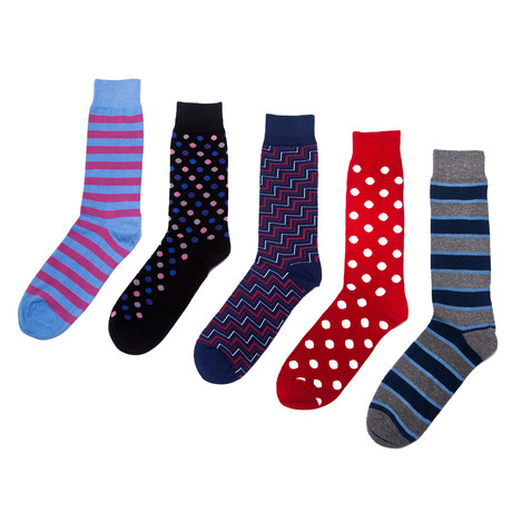 The Tie Bar // Benson // Five Sock Combo
