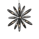 Capsule Pendant // Fifteen Bulbs (Chrome)