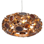 Fascination 12" Donut Chandelier // Three Bulbs (Kolorado)