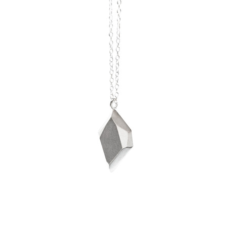 Amulet Two Necklace // Silver