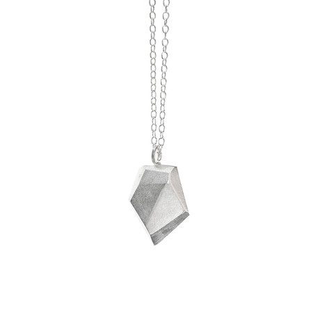 Amulet One Necklace // Silver