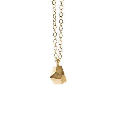 Uncut One Necklace // Gold