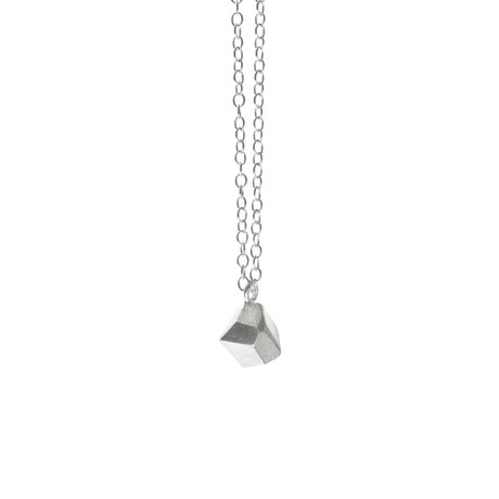 Uncut One Necklace // Silver