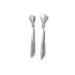 Long Amulets Earrings // Silver