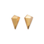 Uncut Three Earrings // Gold