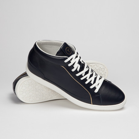 Vulsini Mid-Top Sneaker // Blue (Euro: 45)