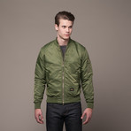 BLC // Mssg Ma1 Jacket // Khaki  (M)