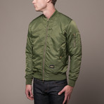 BLC // Mssg Ma1 Jacket // Khaki  (L)